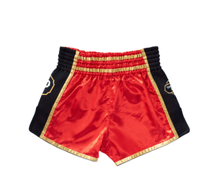 PRYDE Muay Thai Shorts - Red & Black - Muay Thailand