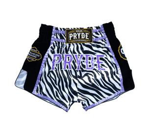 PRYDE Muay Thai Shorts - Zebra - Muay Thailand