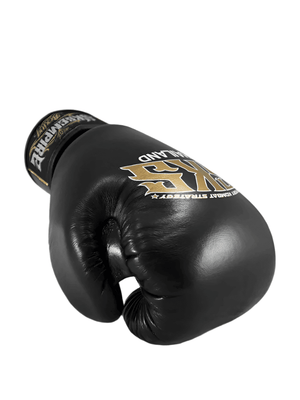 SKS Empire Leather Muay Thai Gloves - Black - Muay Thailand