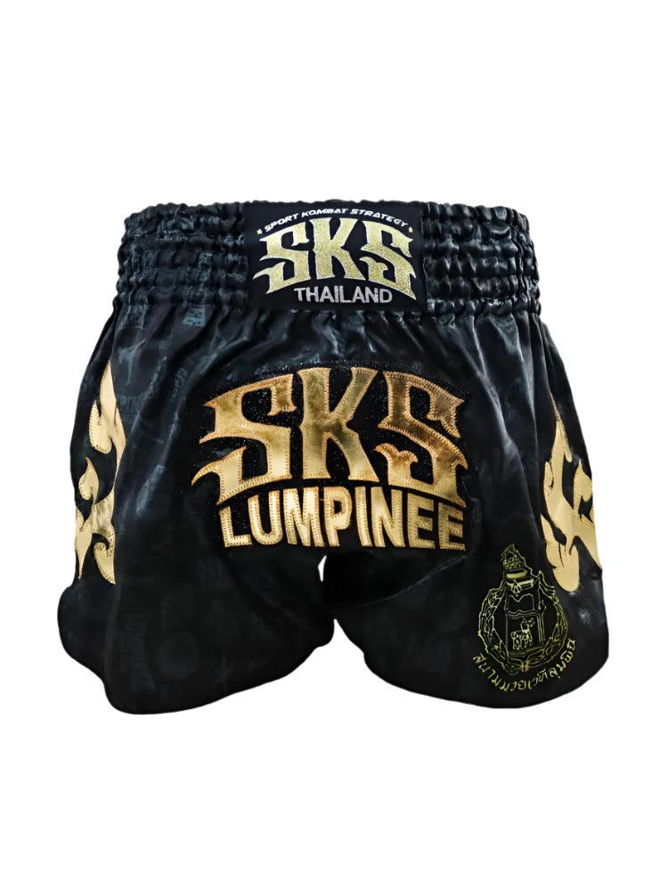 SKS Empire Muay Thai Shorts - Lumpinee Black - Muay Thailand