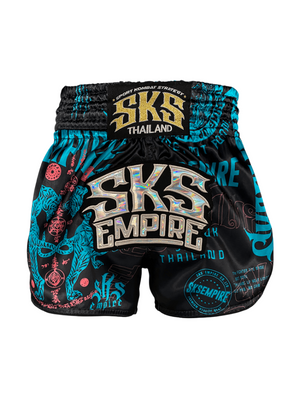 SKS Empire Muay Thai Shorts - Tiffany Blue - Muay Thailand