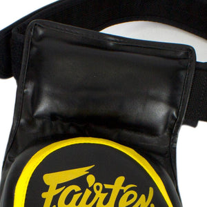 Fairtex Lightweight Thigh Pads - Yellow - Muay Thailand