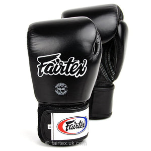 Fairtex Muay Thai Gloves - Black Breathable (BGV1BR) - Muay Thailand