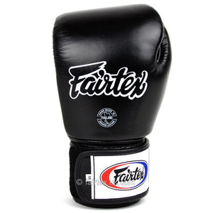 Fairtex Muay Thai Gloves - Black Breathable (BGV1BR) - Muay Thailand