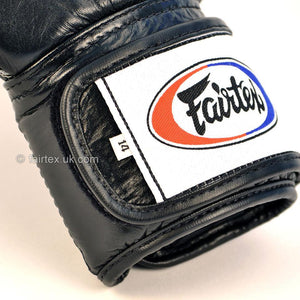 Fairtex Muay Thai Gloves - Black Breathable (BGV1BR) - Muay Thailand