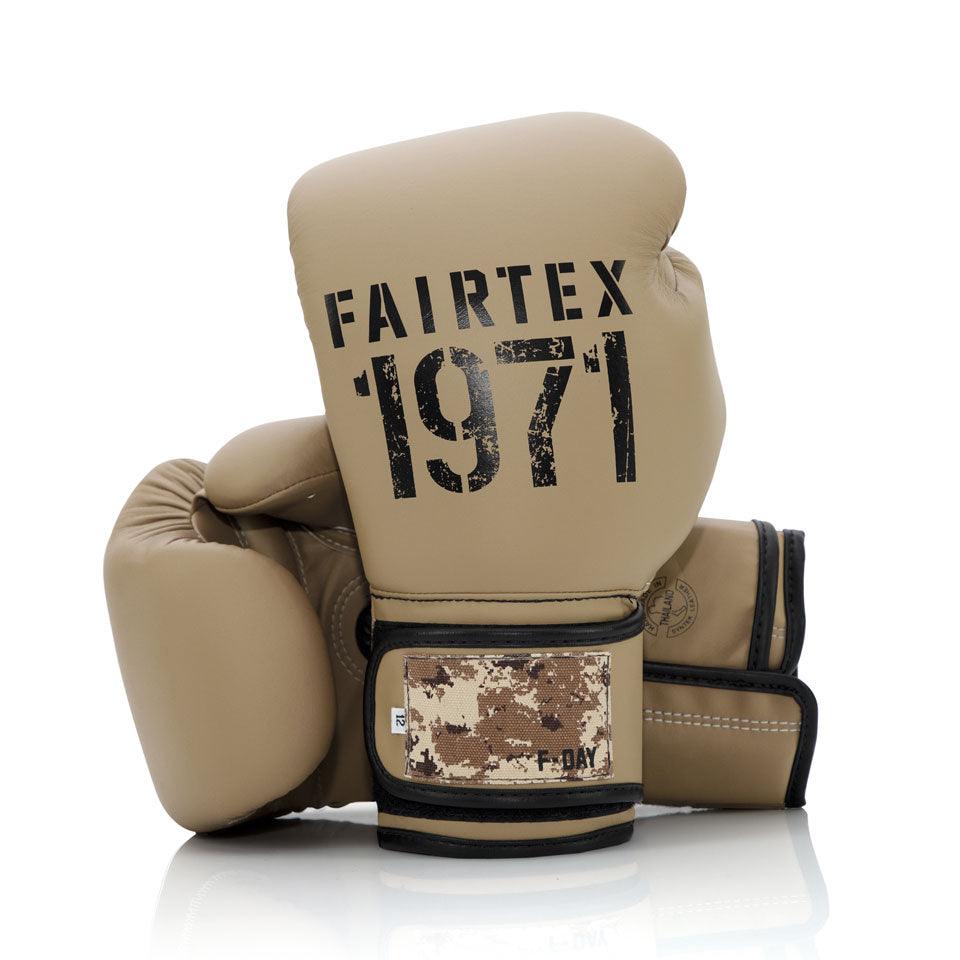 Fairtex Muay Thai Gloves - "F Day" Desert Operation (BGV25) - Muay Thailand