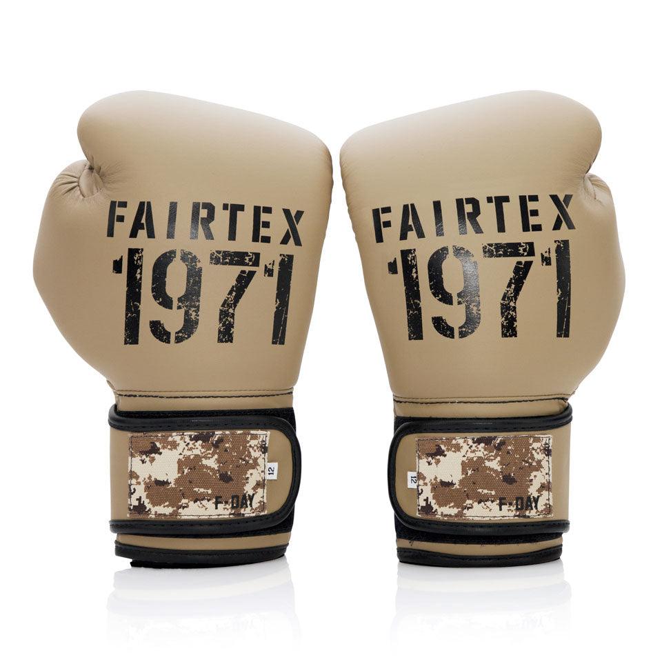 Fairtex Muay Thai Gloves - "F Day" Desert Operation (BGV25) - Muay Thailand