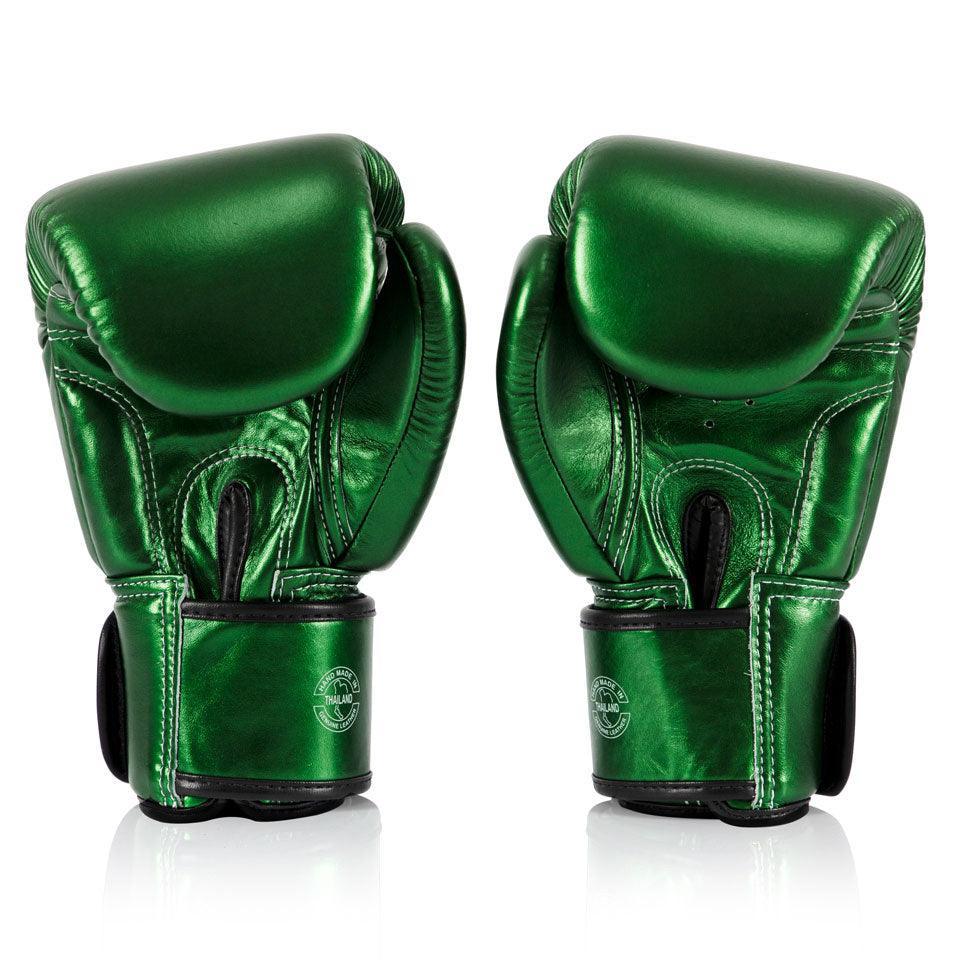 Fairtex Muay Thai Gloves - Metallic Green (BGV22) - Muay Thailand