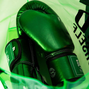 Fairtex Muay Thai Gloves - Metallic Green (BGV22) - Muay Thailand