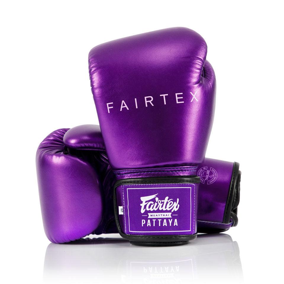 Fairtex Muay Thai Gloves - Metallic Purple (BGV22) - Muay Thailand