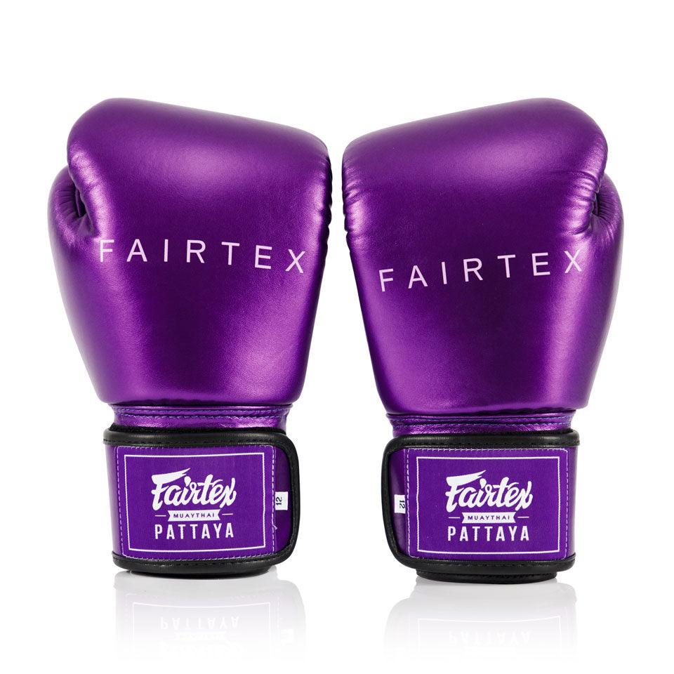 Fairtex Muay Thai Gloves - Metallic Purple (BGV22) - Muay Thailand