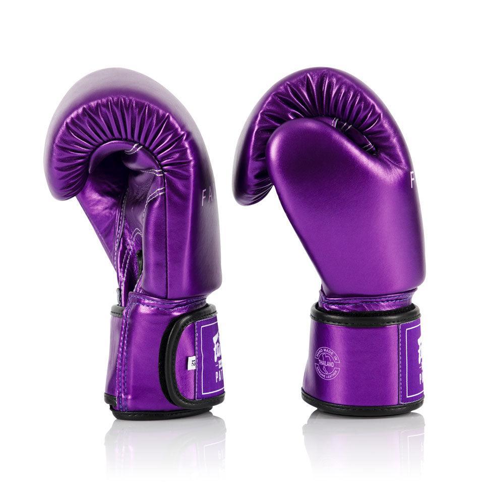 Fairtex Muay Thai Gloves - Metallic Purple (BGV22) - Muay Thailand