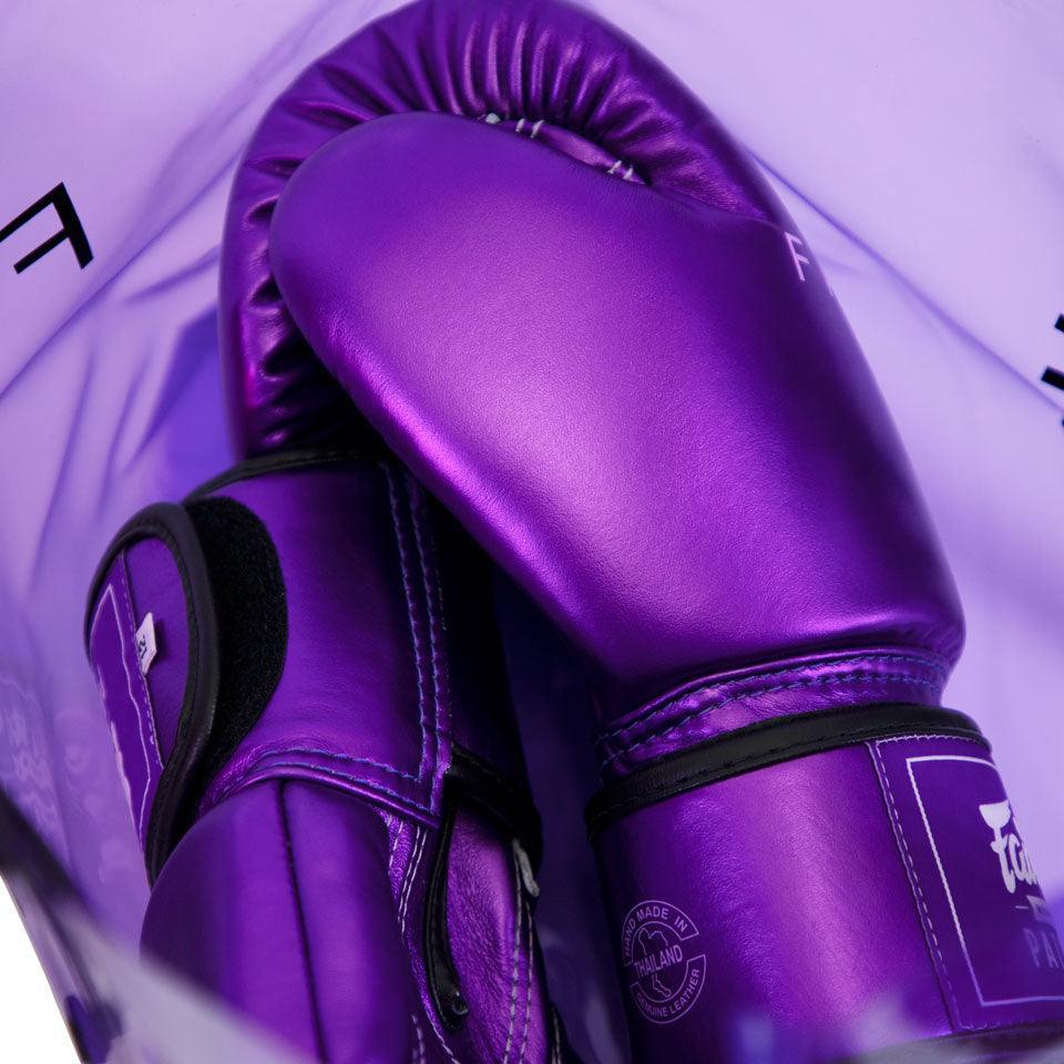 Fairtex Muay Thai Gloves - Metallic Purple (BGV22) - Muay Thailand