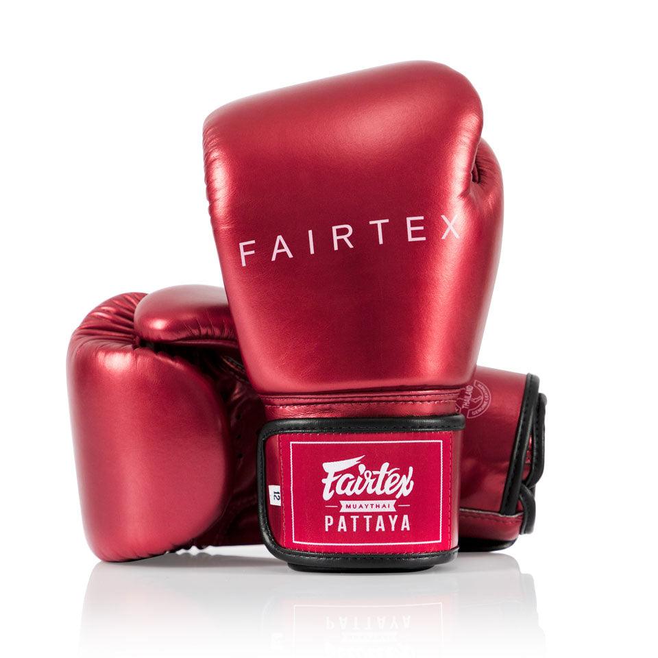 Fairtex Muay Thai Gloves - Metallic Red (BGV22) - Muay Thailand