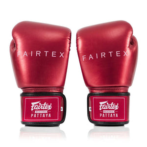 Fairtex Muay Thai Gloves - Metallic Red (BGV22) - Muay Thailand