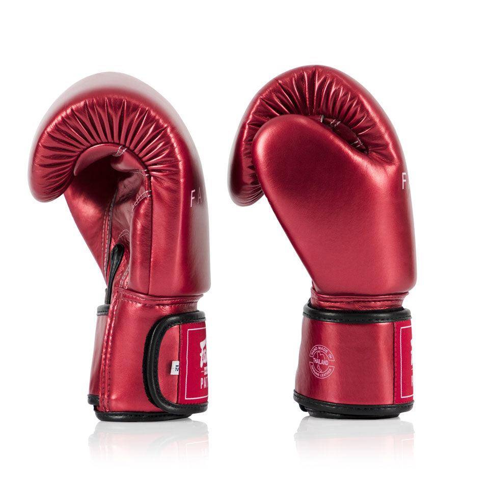 Fairtex Muay Thai Gloves - Metallic Red (BGV22) - Muay Thailand