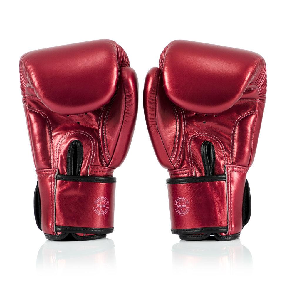 Fairtex Muay Thai Gloves - Metallic Red (BGV22) - Muay Thailand