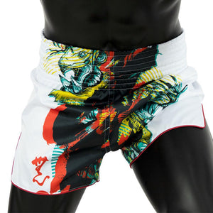 Fairtex Muay Thai Shorts - Satoru White - Muay Thailand