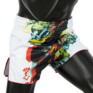 Fairtex Muay Thai Shorts - Satoru White - Muay Thailand