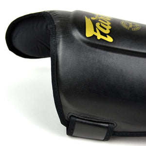 Fairtex Shin Guards (SP8) - Black - Muay Thailand