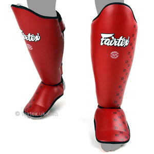 Fairtex Shin Pads - Red (SP5) - Muay Thailand