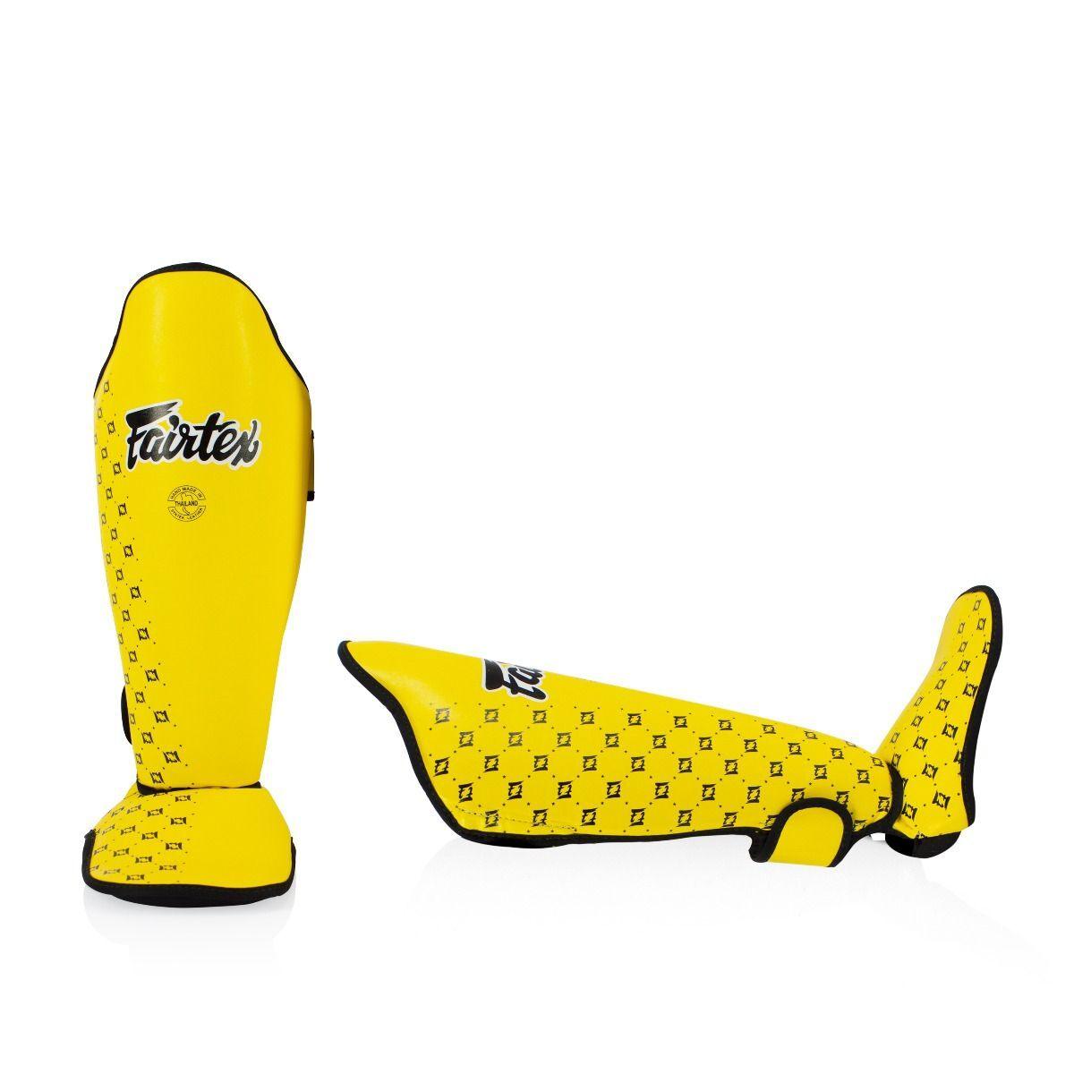 Fairtex Shin Pads - Yellow (SP5) - Muay Thailand