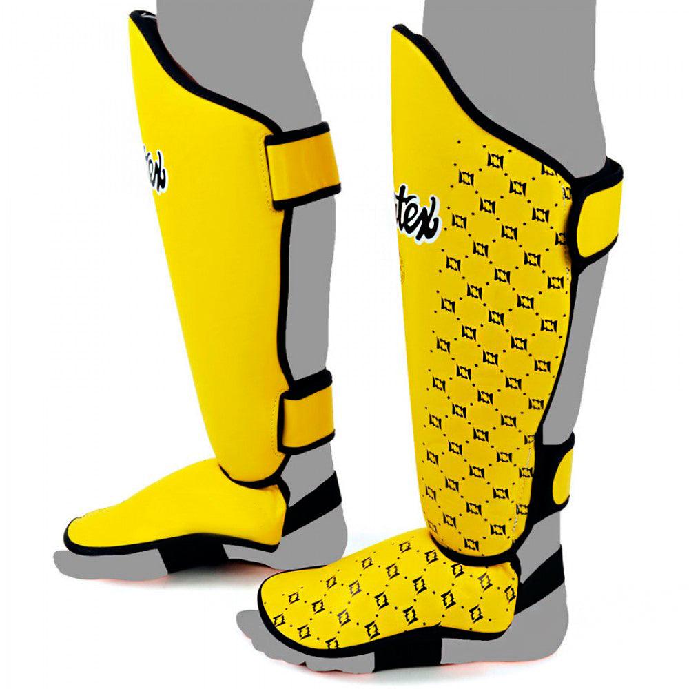 Fairtex Shin Pads - Yellow (SP5) - Muay Thailand