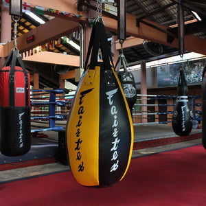 Fairtex - Syntek Leather Teardrop Punchbag - Muay Thailand