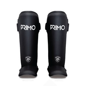 Primo Shin Guards - Black - Muay Thailand