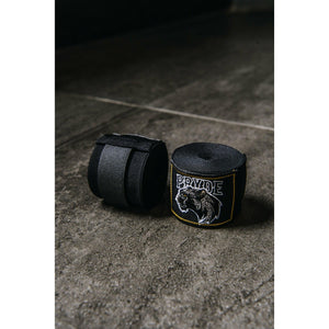 PRYDE Hand Wraps 4.5m - Black - Muay Thailand