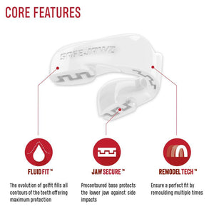 SAFEJAWZ Intro Series Mouthguard - White - Muay Thailand