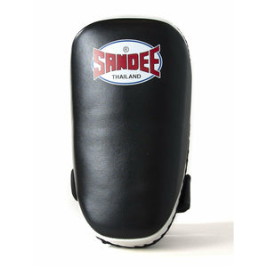 Sandee Curved Thai Pads - Black & White - Muay Thailand