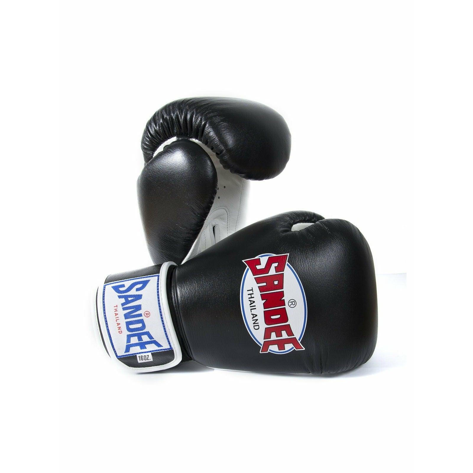 Sandee Muay Thai Gloves - Black & White - Muay Thailand