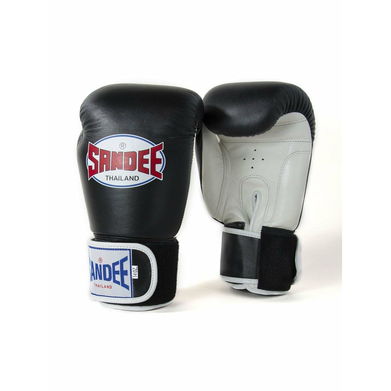 Sandee Muay Thai Gloves - Black & White - Muay Thailand