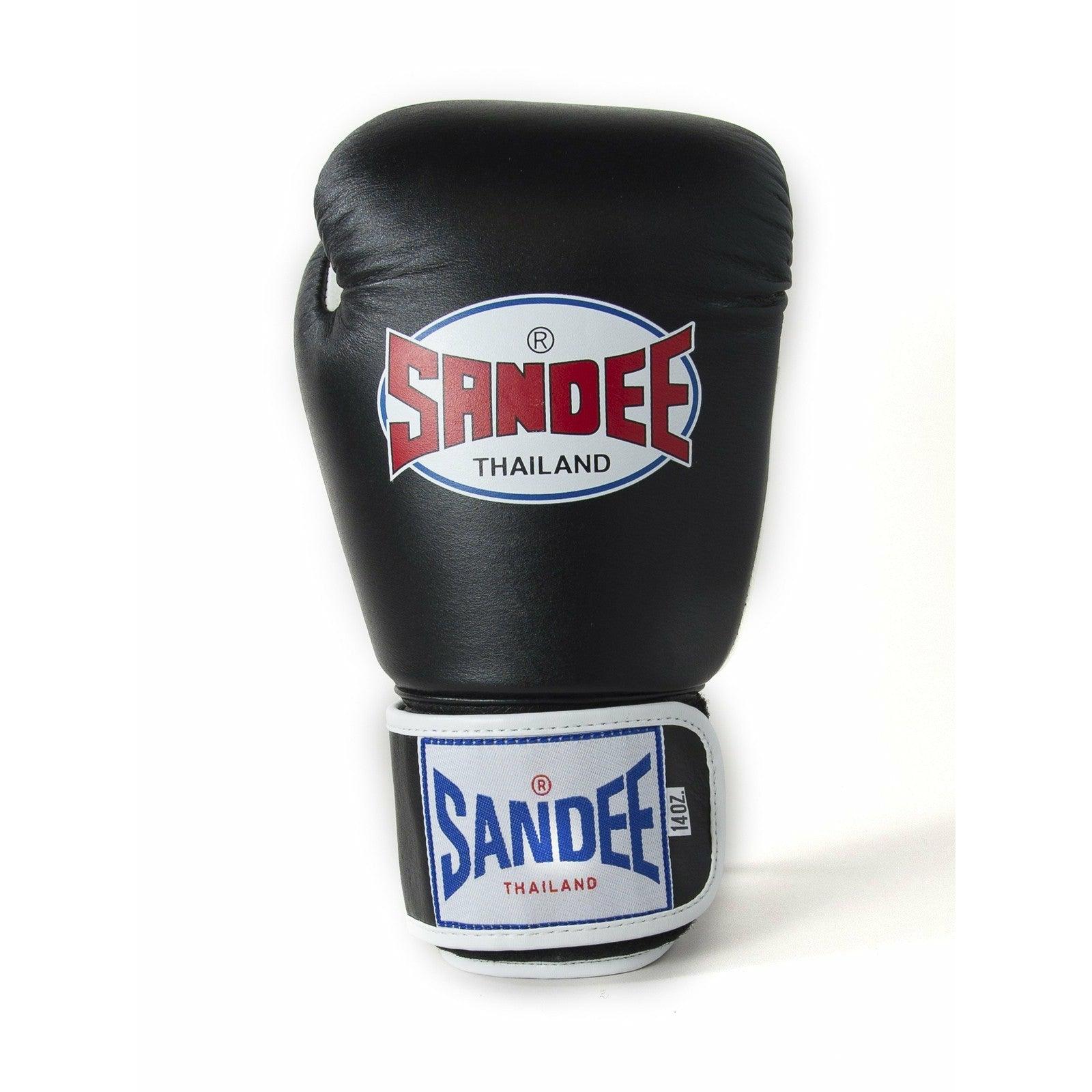 Sandee Muay Thai Gloves - Black & White - Muay Thailand