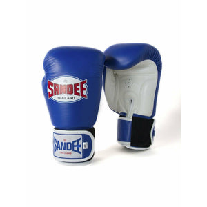 Sandee Muay Thai Gloves - Blue & White - Muay Thailand