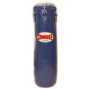 Sandee Muay Thai Heavy Bag - Blue Full Leather - Muay Thailand