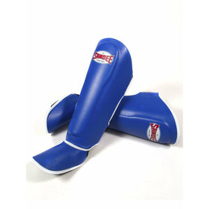 Sandee Shin Guards - Blue & White - Muay Thailand